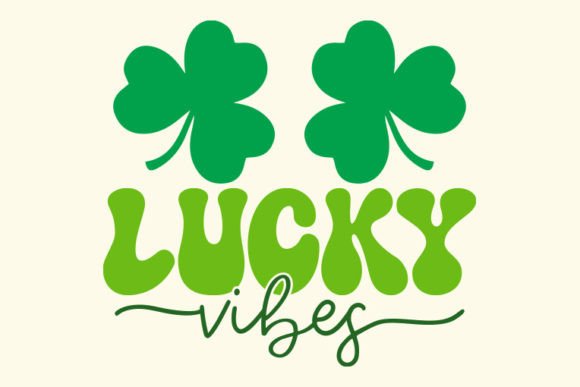 Download Retro St. Patrick's Day Svg, Lucky Vibes - Retro st. patrick's day Collection