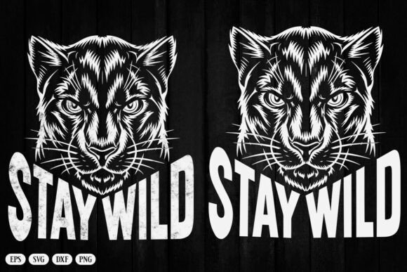 Download Stay Wild Tiger Graphic T-Shirt - Animal - Premium Resources