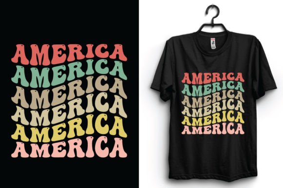 Download Retro Wavy T-shirt Design - Wavy Collection