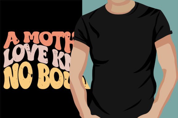 Download Mothers Day Retro Wavy T Shirt Design - Wavy Collection
