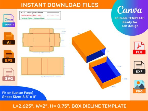 Download Matchbox, Drawer Box, 2.625 X 2 X 0.75'' - Matchbox Collection