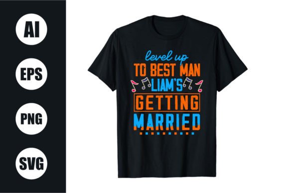 Download Bachelor Party Retro Wavy T Shirt Design - Wavy Collection