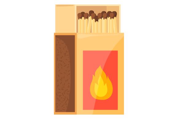 Download Matchbox Cartoon Icon. Open Paper Box Wi - Matchbox Collection