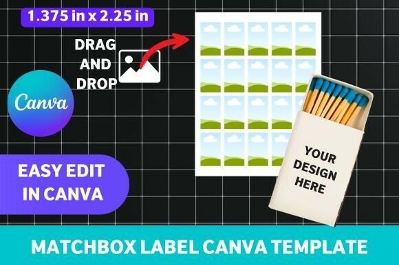 Download Matchbox Label Canva Template - Matchbox Collection