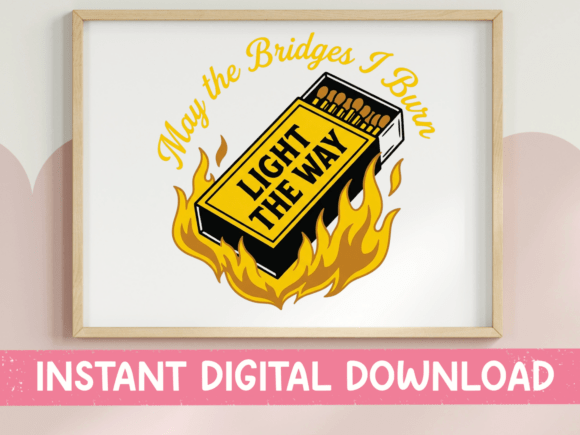 Download May the Bridges I Burn Matchbox SVG - Matchbox Collection