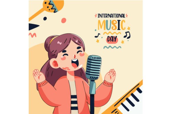 Download International Music Day Illustration - Premium Bundle