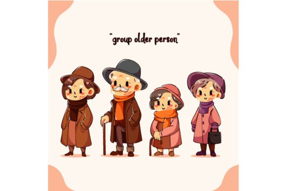 Download Group Cute International Day of Older - Premium Resources