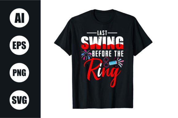 Download Bachelor Party Retro Wavy T Shirt Design - Wavy Collection