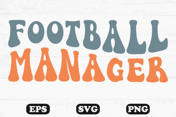 Download Football Manager Retro Wavy T-shirt - Wavy Collection